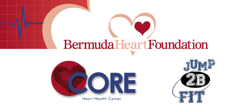 Bermuda Heart Foundation Core Jump 2B Fit Logo